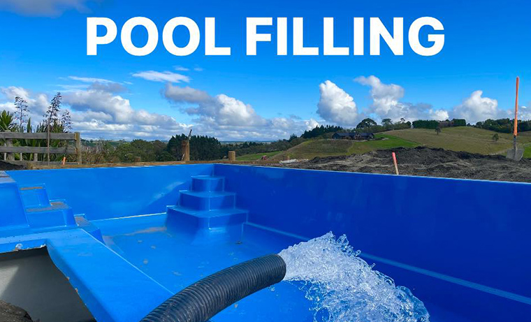 Water delivery pool filling